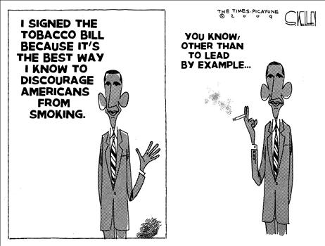 Obama Smoking