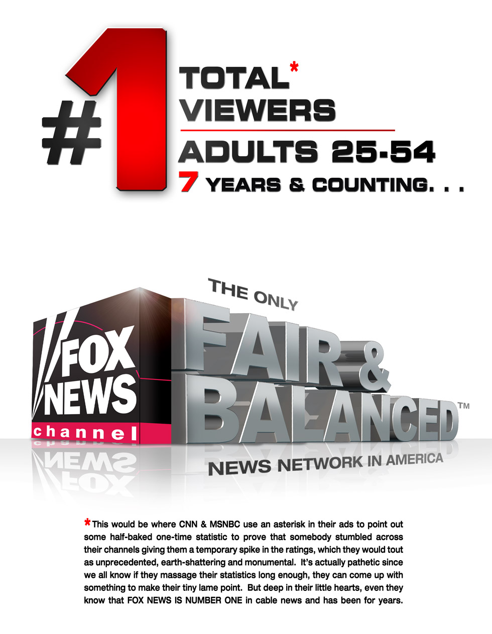FOX News #1 for 7 Years and counting