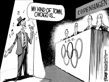 Obama Campaigning for Olympics