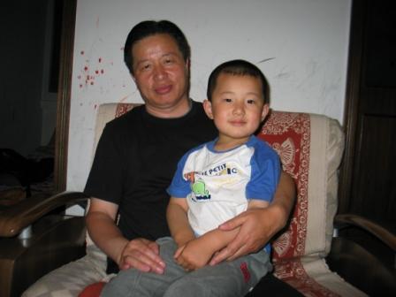 Gao Zhisheng with his Son