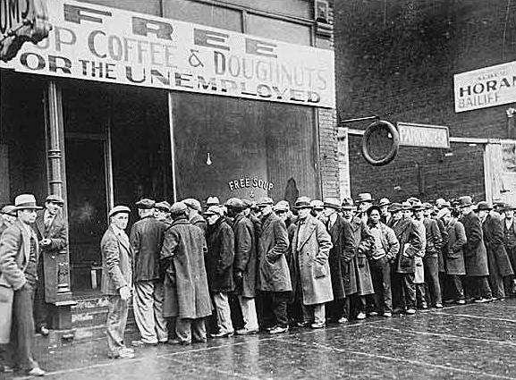 Great Depression Unemployment Line