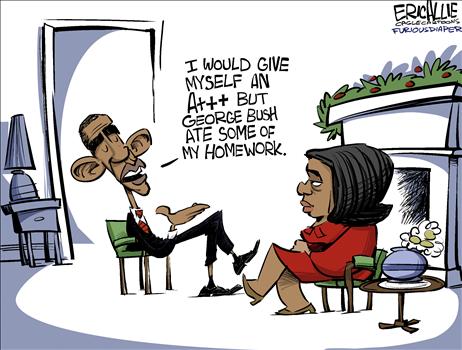 Obama Grades Himself