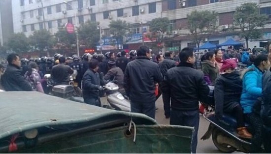 China Jiangxi Foxxconn Workers Protest