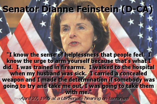 Dianne Finestein On Concealed Weapons 1995