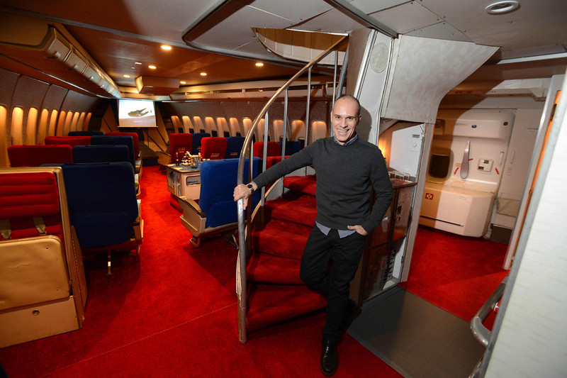 Redondo Beach Resident Inside Replica Pan Am 747