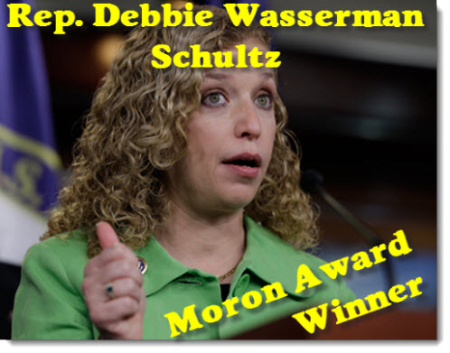 Debbie Wassetman Schultz Moron Award --SodaHead