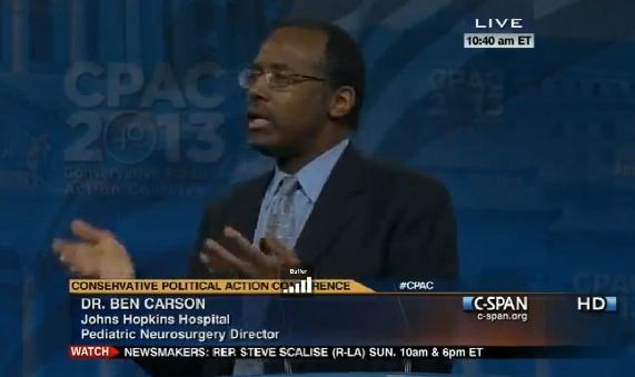Dr Ben Carson CPAC 2013