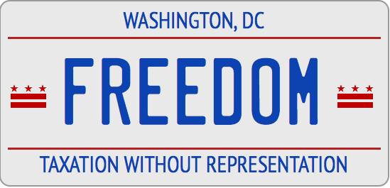 Freedom License Plates Banned in DC