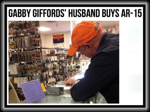 Gabby Giffords Husband Buys AR-15 --Political Follies