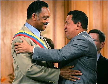 Rev Jesse Jackson & Hugo Chavez