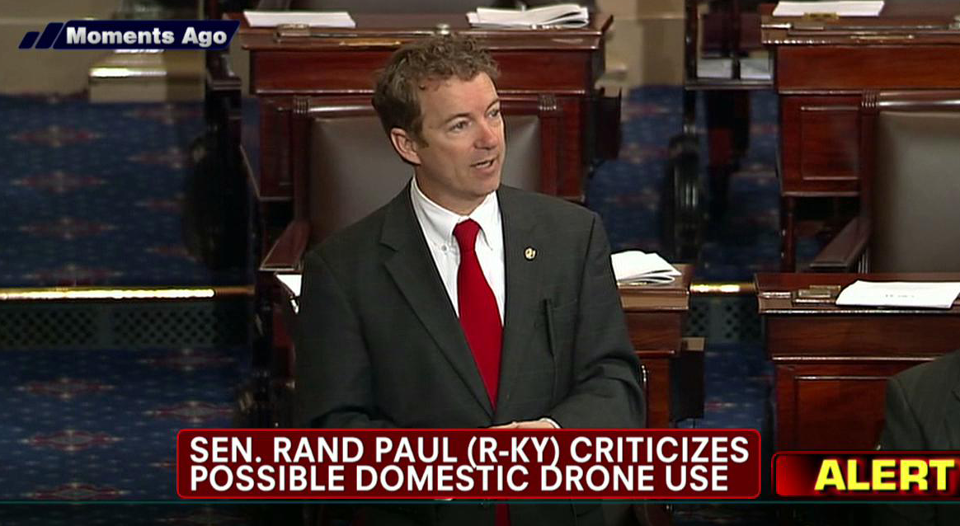Sen Rand Paul Filibuster on Senate Floor Wednesday --FOX News