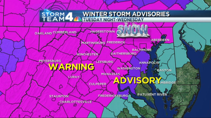 Winter Storm --NBC News Washington DC