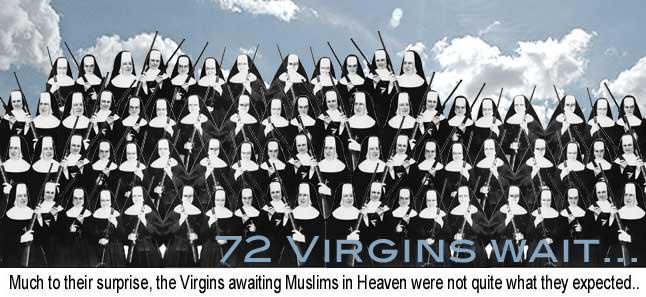 72 Virgins --Conservative Political Cartoons Daily