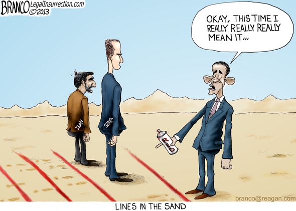 Obama's Lines in the Sand