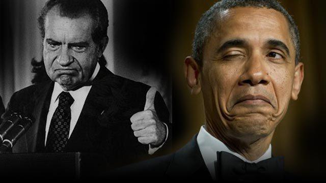 Nixonian Obama --Image Twitchy