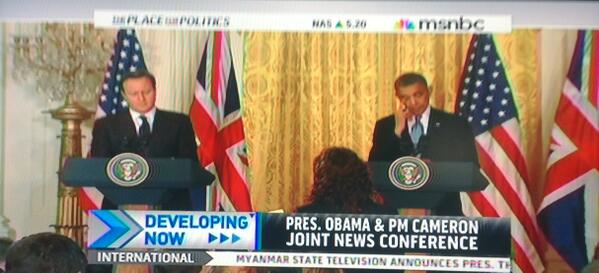 Obama Cameron News Conference
