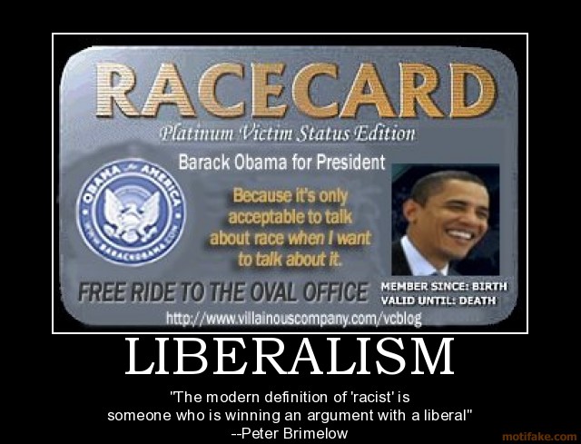 Obama Race Card --Soda Head