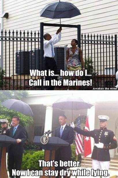 Obama Umbrella --The Blaze