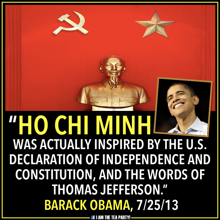 Ho Chi Minh Obama --I Am The Tea Party