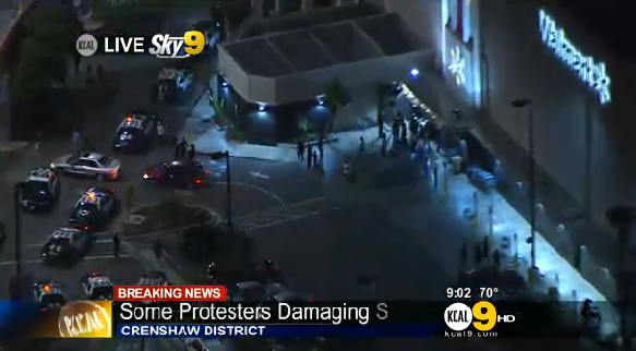 LA Protesters Raid Crenshaw Walmart Store