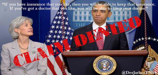ObamaCare Promises Canceled