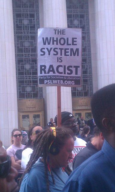 Socialists at Trayvon Martin Protest in L.A.