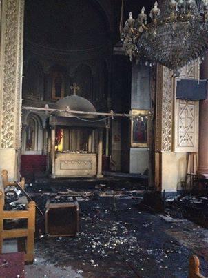 Muslim Brotherhood Burn Churches in Egypt