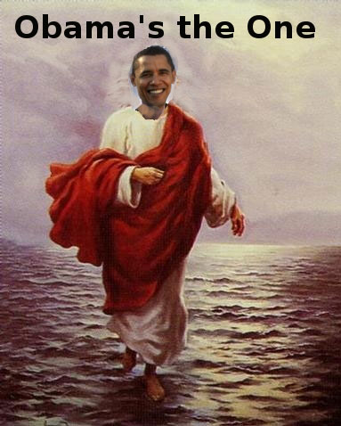 Obama Walking On Water