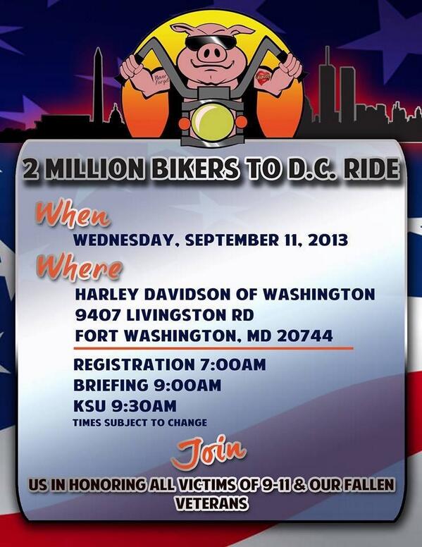 2 Million Bikers in Washington DC