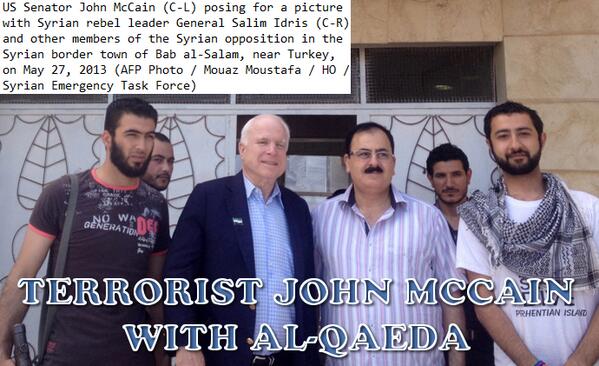 John McCain & Al-Qaeda Terrorists