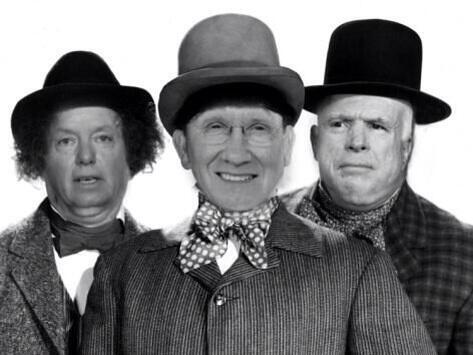 RINO Lindsey Graham and John McCain Stand With Harry Reid