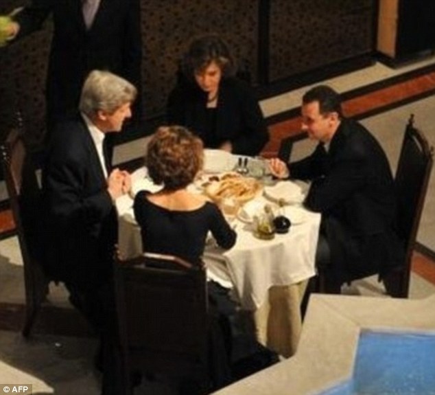 Secy of State John Kerry and Assad
