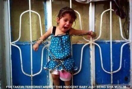 Toddler Chained to a Fence to Watch Her Parents Execution