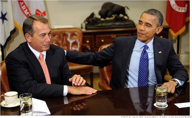 Boehner and Obama
