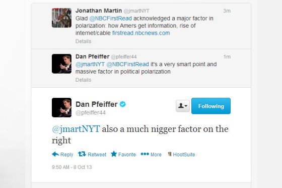 Dan Pfieffer Tweet