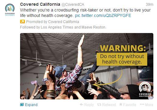 Covered Calif Promoted Ad