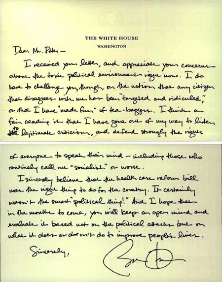 Obama Letter