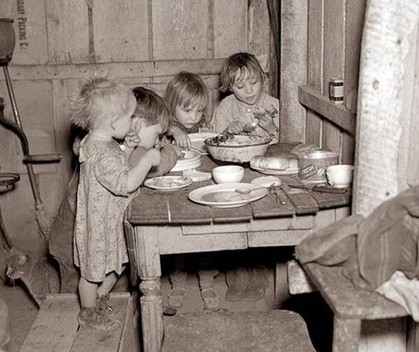 Christmas Dinner--Great Depression