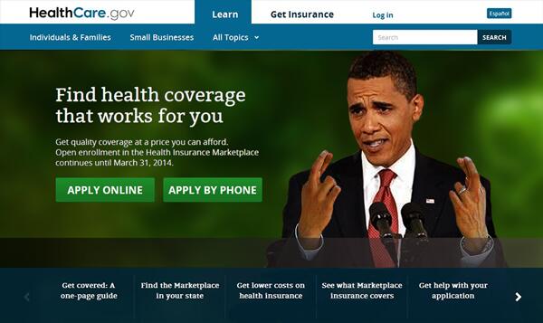 ObamaCare Site Puts On a New Face