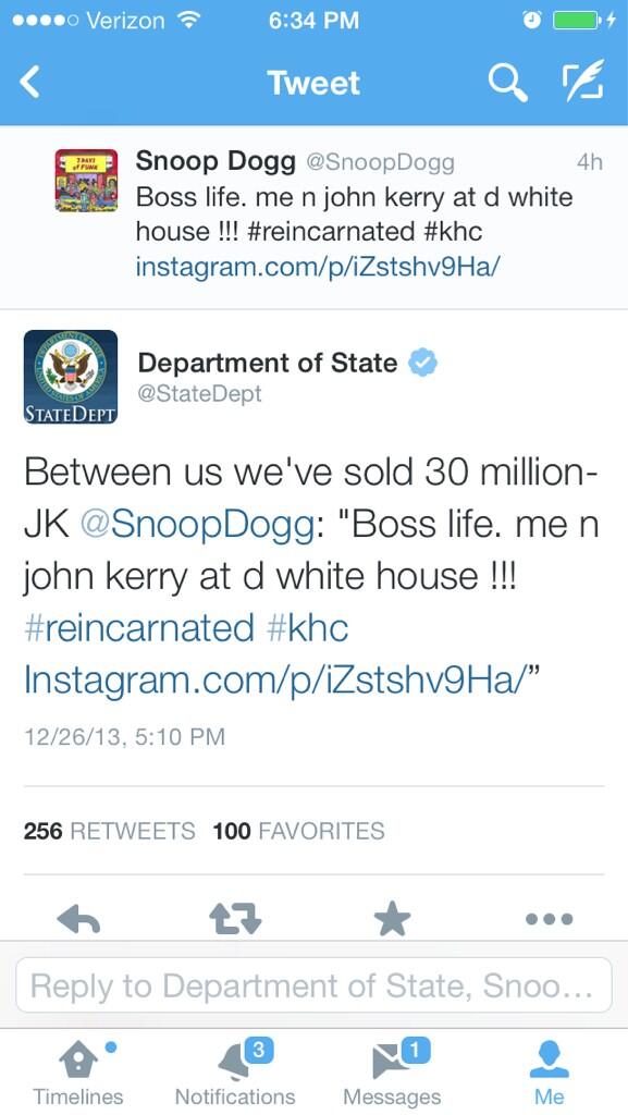 State Dept Tweet