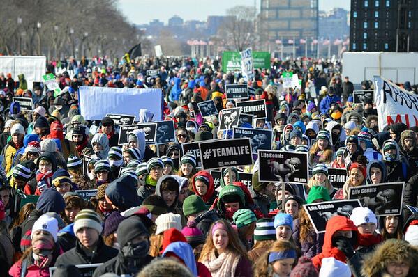 March for Life Tens of Thousands