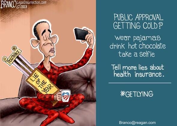 Obama Liar of 2013 --Branco Cartoons