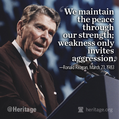 Reagan Peace Through Strength