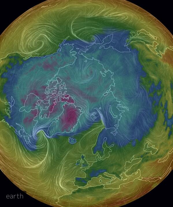 Greenland Ice Coldest Area