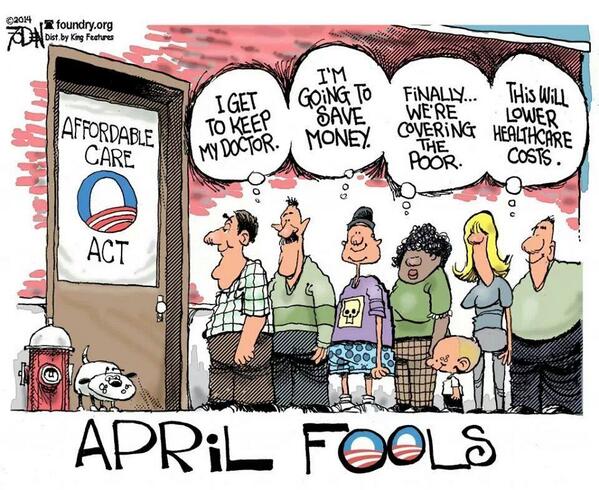 ObamaCare April Fools Day