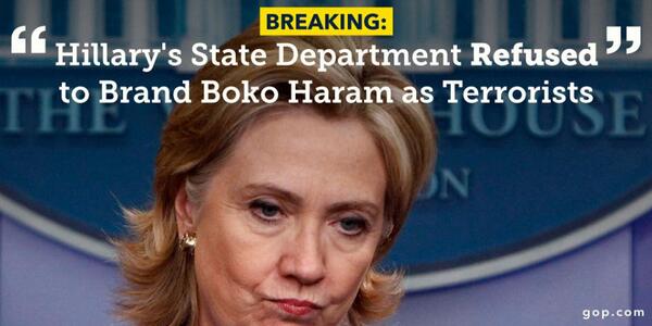 Hillary Clinton Boko Haram