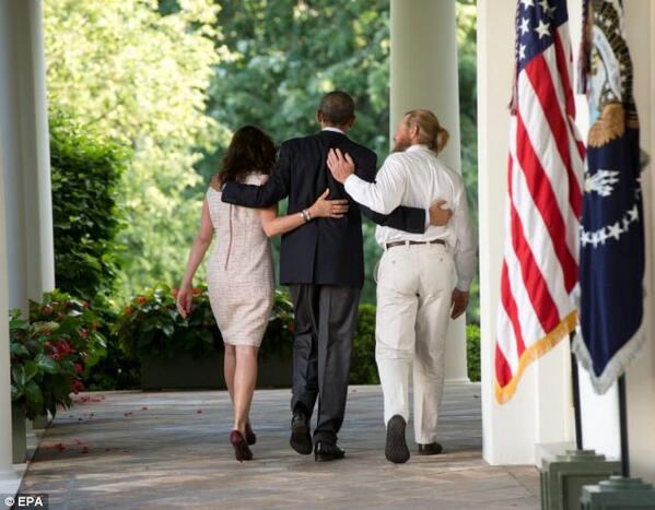 Bergdahl Parents and Obama