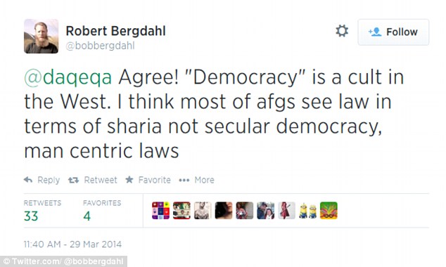 Bergdahl's Father Disgusting Tweet