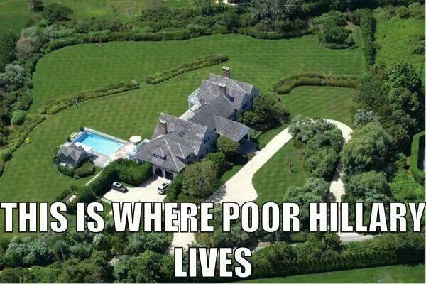 Hillary Clinton Poor House