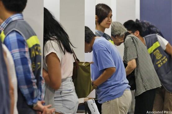 Hong Kong Pro -Democracy Vote